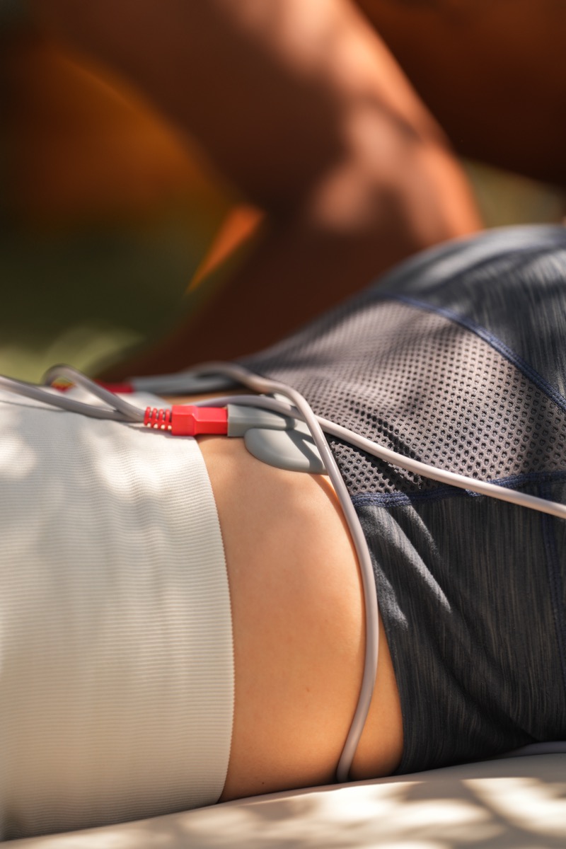 DDS electrodes on body — REV.INC